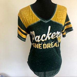 NFL Green Bay Packers Soft V Neck Tee